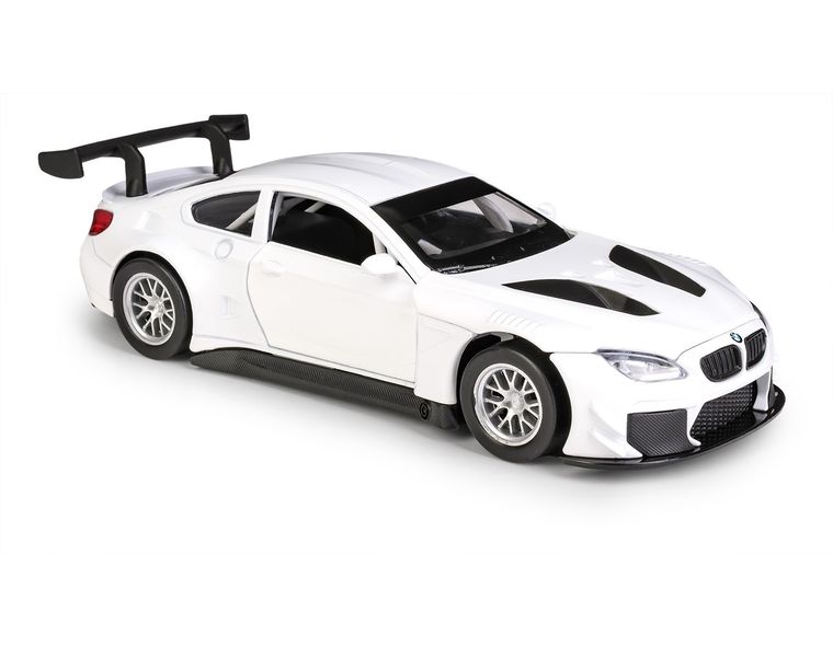 Daffi, MSZ, BMW M6 GT3, pojazd, model metalowy, biały, 1:32