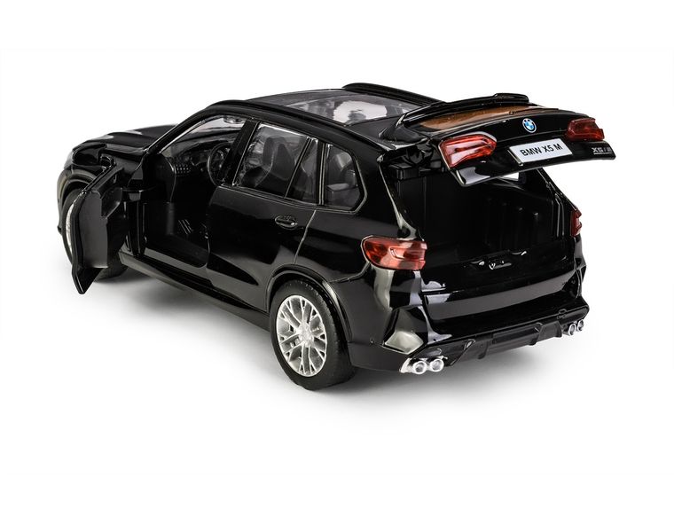 Daffi, MSZ, BMW X5M, pojazd, model metalowy, czarny, 1:32