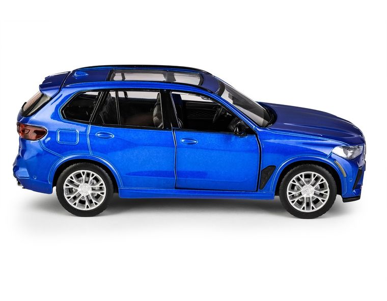 Daffi, MSZ, BMW X5M, pojazd, model metalowy, niebieski, 1:32