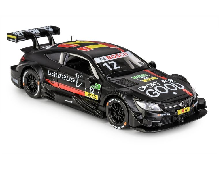 Daffi, MSZ, Mercedes-AMG C 63 DTM, pojazd, model metalowy, czarny, 1:32