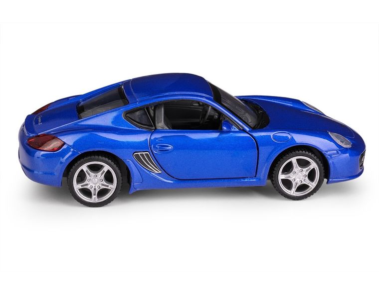 Daffi, MSZ, Porsche Cayman S, pojazd, model metalowy, niebieski, 1:32