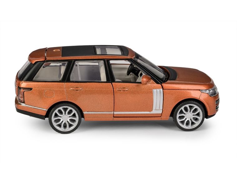 Daffi, MSZ, Range Rover 2013, pojazd, model metalowy, pomarańczowy, 1:34