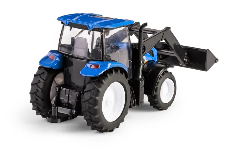 Daffi, New Holland, traktor z łopatą, pojazd rolniczy, model metalowy