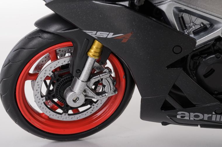 Daffi, RMZ City, Aprilia RSV4 RR 2020, motocykl, model metalowy, czarny, 1:12