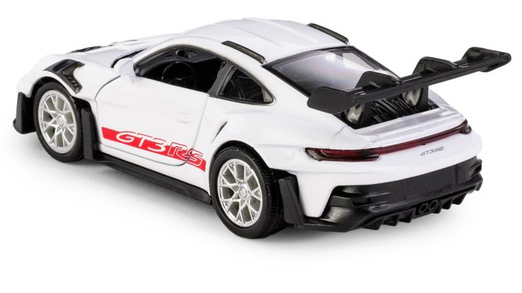 Daffi, RMZ City, Porsche 911 GT3 RS, pojazd, model metalowy, biały, 1:32