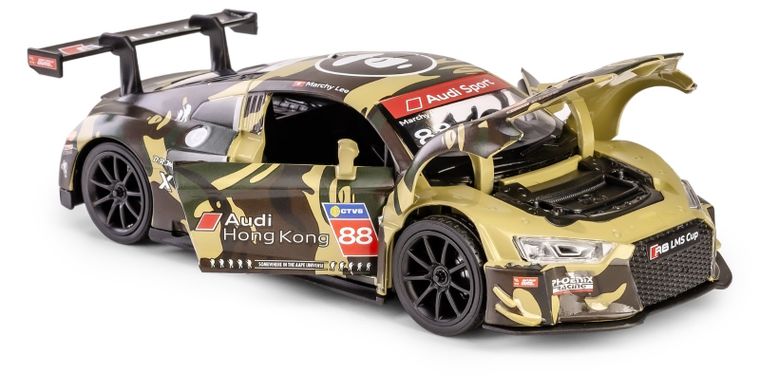 Daffi, RMZ Hobby, Audi R8 2015 cam H-112, pojazd, interaktywny model metalowy, 1:32