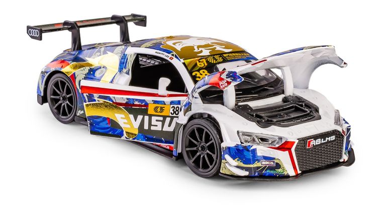 Daffi, RMZ Hobby, Audi R8 LMS Macau Grand Prix 2020, pojazd, interaktywny model metalowy, 1:32