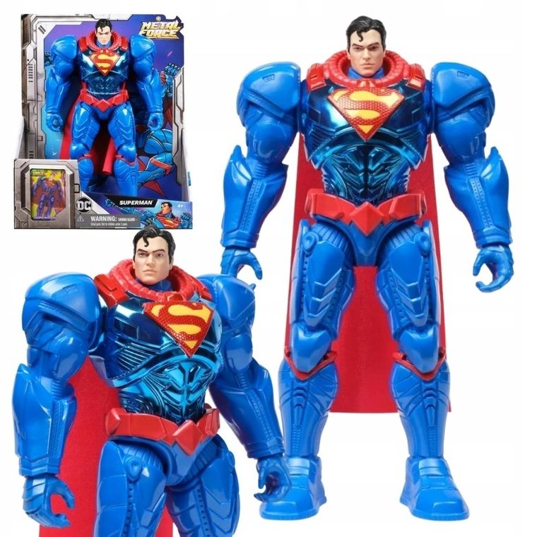 DC Comics, Metal Force, Superman, figurka akcji, 30 cm
