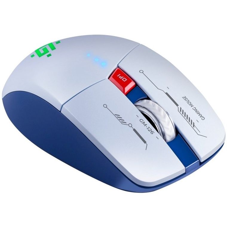 Defender, Tisa RF+BT, mysz, optic, 1600dpi, 6P, biała, GM-126