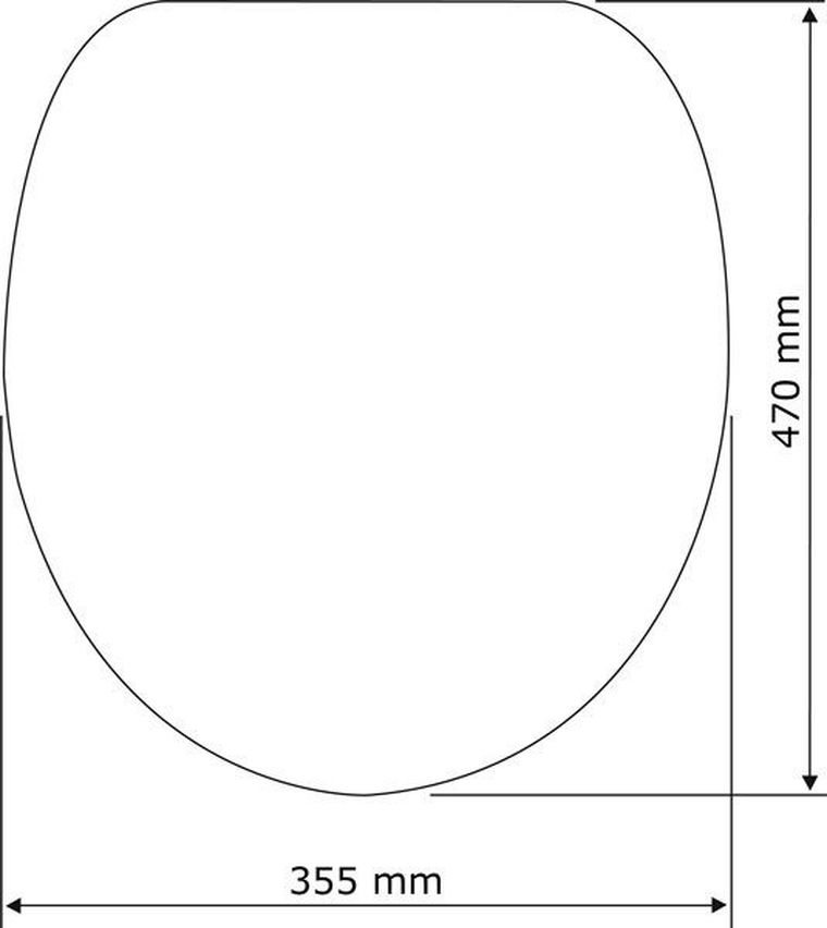 Deska sedesowa, Calla termoplast, wolno opadająca