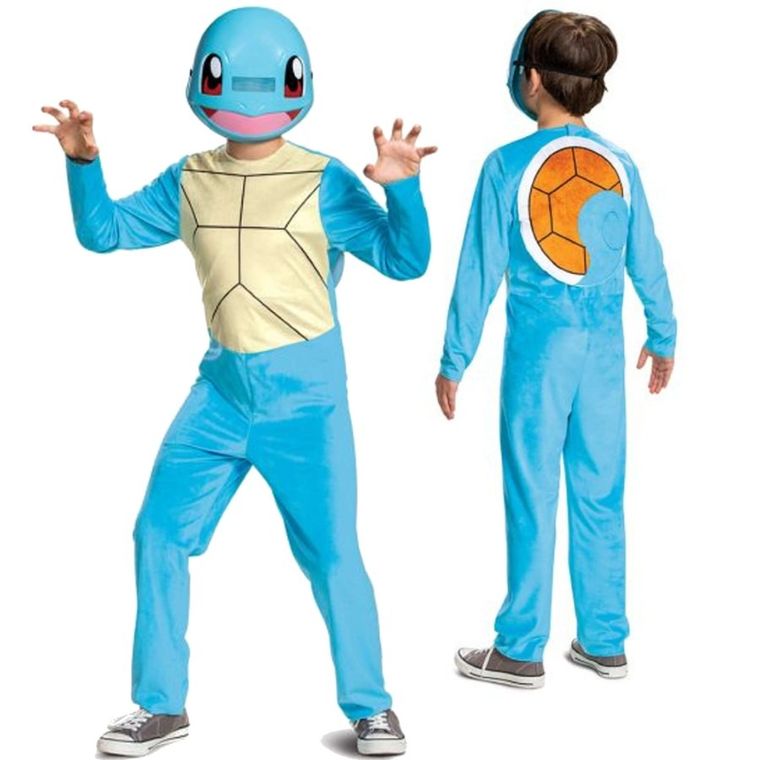 Disguise, Pokemon, Squirtle, strój karnawałowy, kigurumi, błękitne, 137-149 cm, 10-12 lat