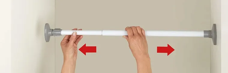 Drążek teleskopowy, Herkules, 80-145 cm