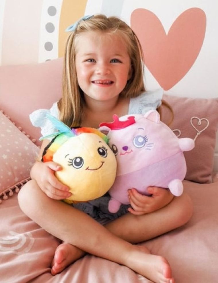 Dream Beams, Złota Rybka Reese, maskotka świecąca w ciemności, 18 cm