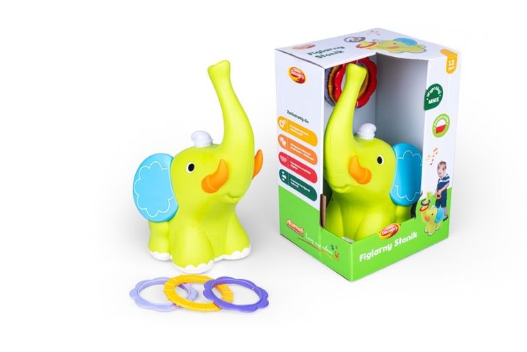 Dumel Discovery, Figlarny słonik, zabawka edukacyjna