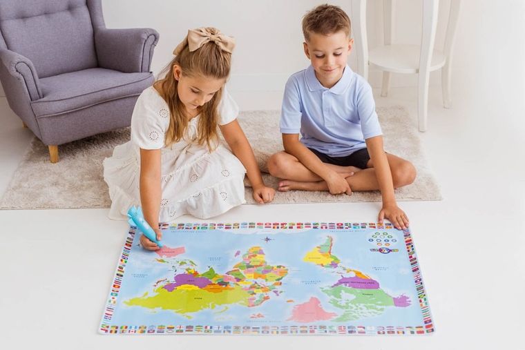 Dumel Discovery, Interaktywna mapa świata, zabawka edukacyjna