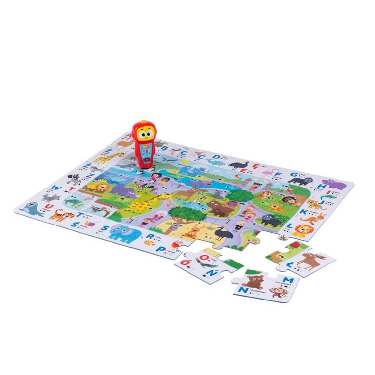 Dumel Discovery, Robot Robby, ABC, puzzle interaktywne, 30 elementów