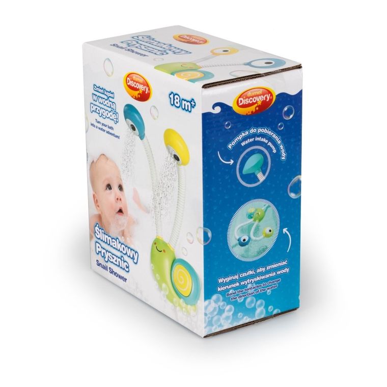 Dumel Discovery, ślimakowy prysznic, zabawka do wody