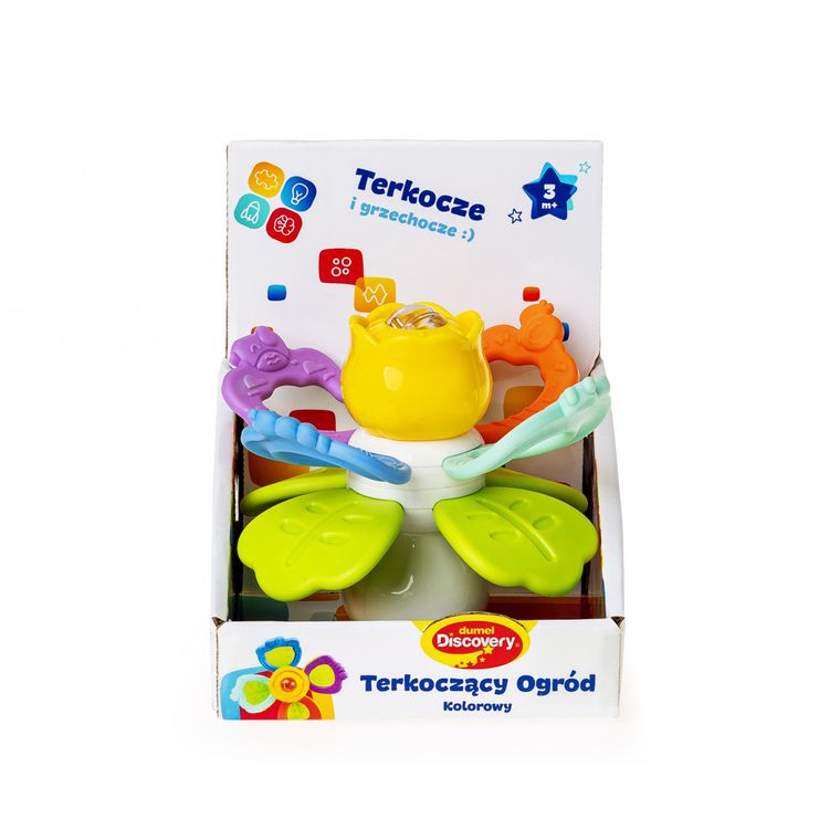 Dumel Discovery, Terkoczący Ogród z przyssawką, Kolorowy, zabawka niemowlęca