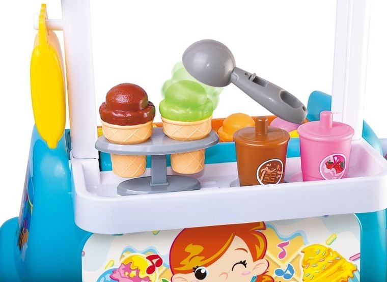 Dumel Discovery, Wózek z lodami, zestaw do odgrywania ról