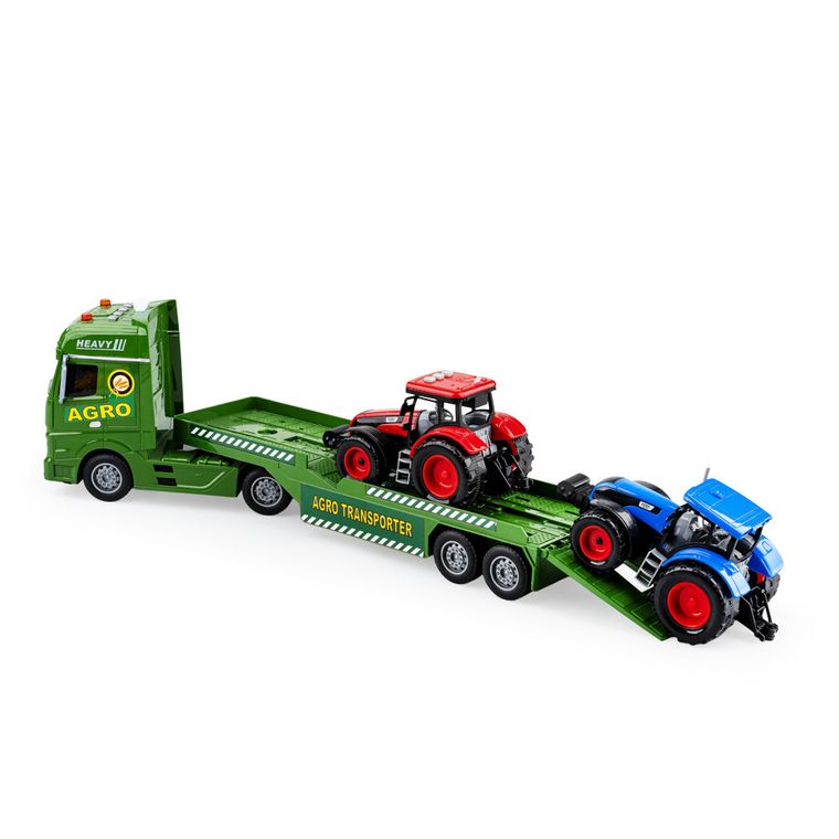 Dumel, Flora miejska, Transport rolniczy, tir laweta z traktorami, 2 szt.