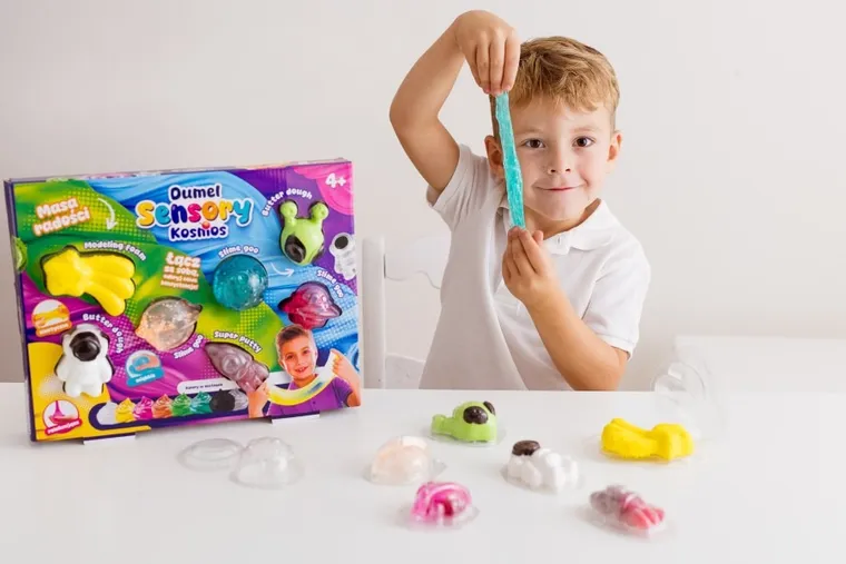 Dumel, Sensory, Kosmos, zestaw mas plastycznych