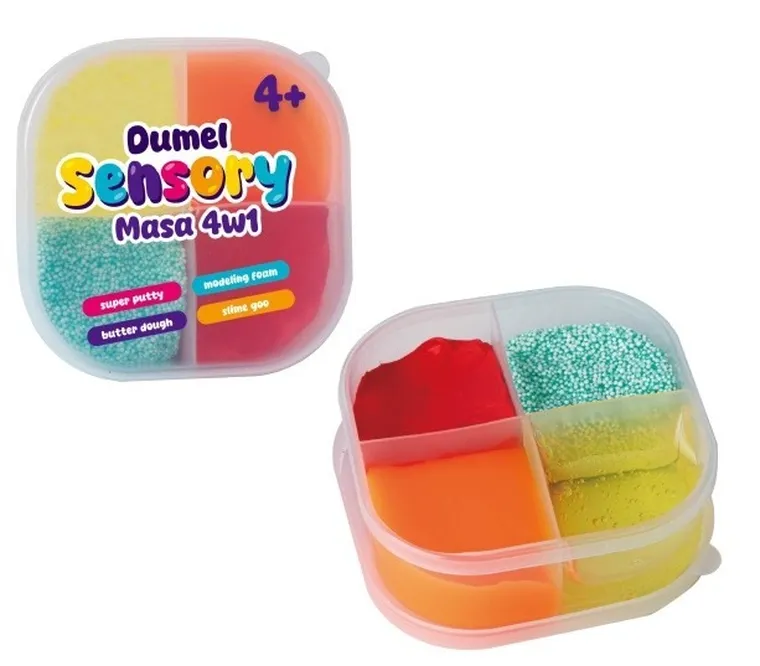 Dumel, Sensory, masa 4w1