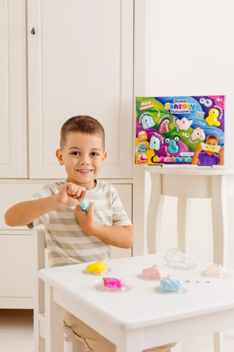 Dumel, Sensory, Potworki, zestaw mas plastycznych