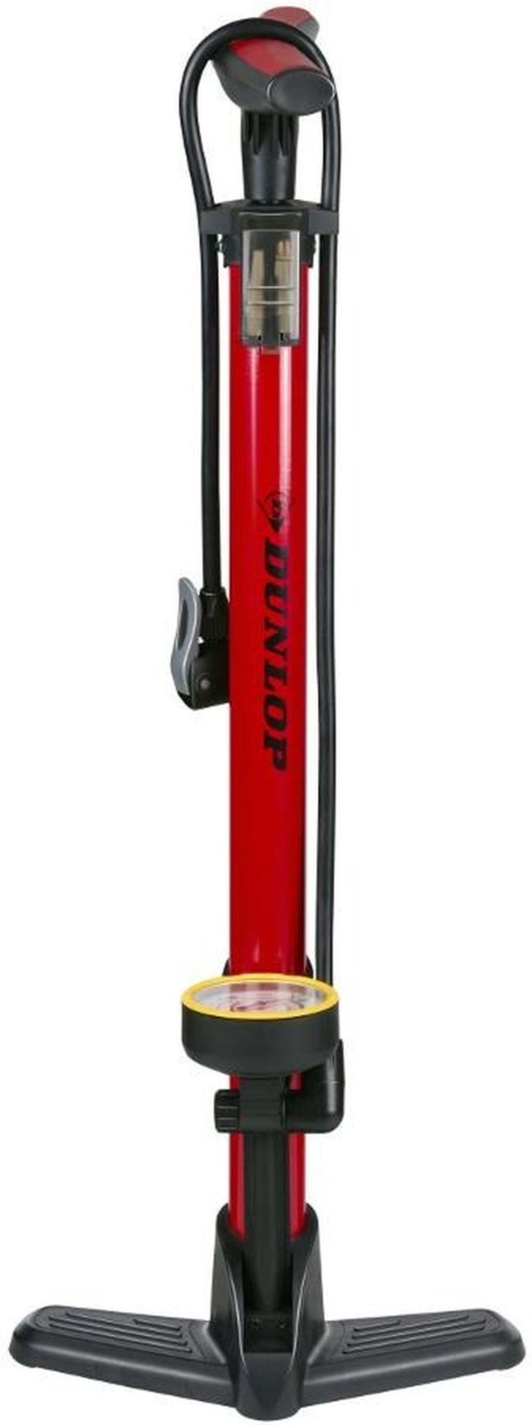 Dunlop, pompka warsztatowo-rowerowa, czerwony, 230 psi