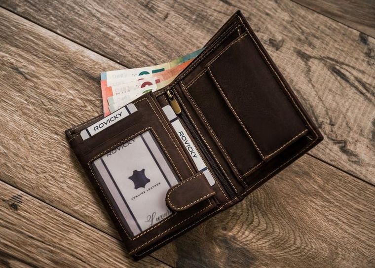 Duży, pionowy portfel męski ze skóry naturalnej, Always Wild