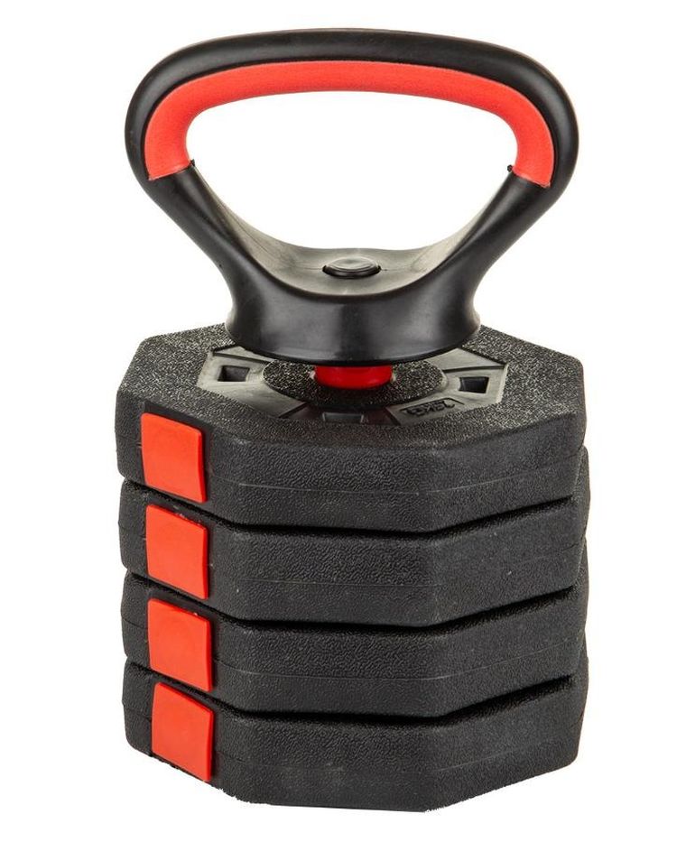 EB Fit, hantla kompozytowa, kettlebell, przyrząd do pompek 3w1, 10 kg