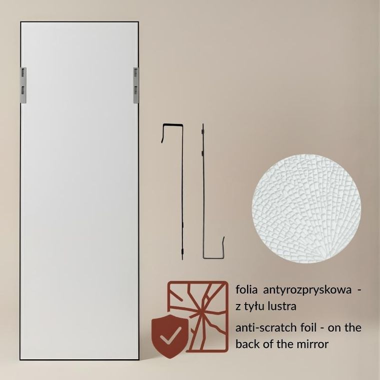 Edaxo, Aina, lustro na drzwi, 36-110 cm