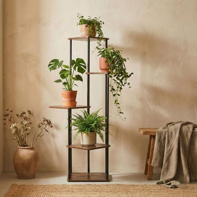 Edaxo, Rimoza, kwietnik stojący wysoki na 5 kwiatów, 30-30-106 cm