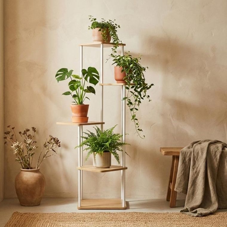 Edaxo, Rimoza, kwietnik stojący wysoki na 5 kwiatów, 30-30-106 cm