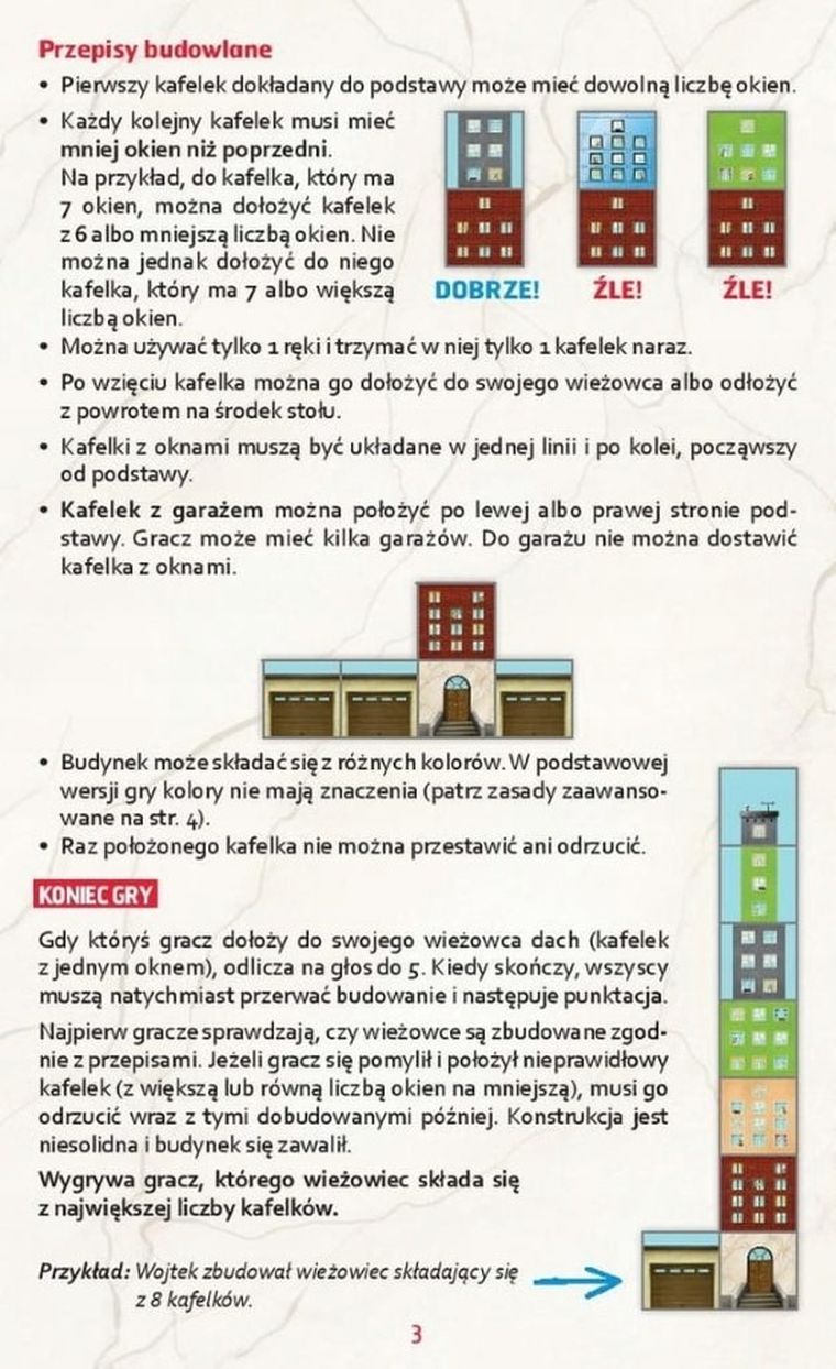 Egmont, Drapacze Chmur, gra familijna