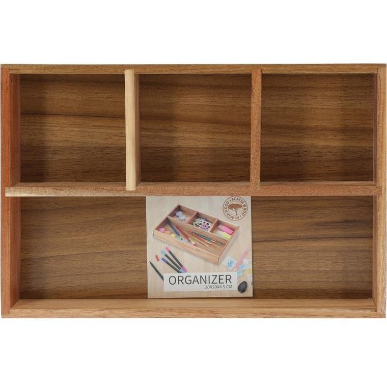 eh Excellent Houseware, wkład do szuflady na sztućce lunu, 30-20-4,5 cm