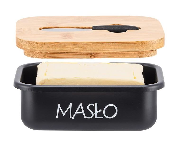 Elitehoff, zestaw pojemników kuchennych i maselniczka, 3 szt., E-6057