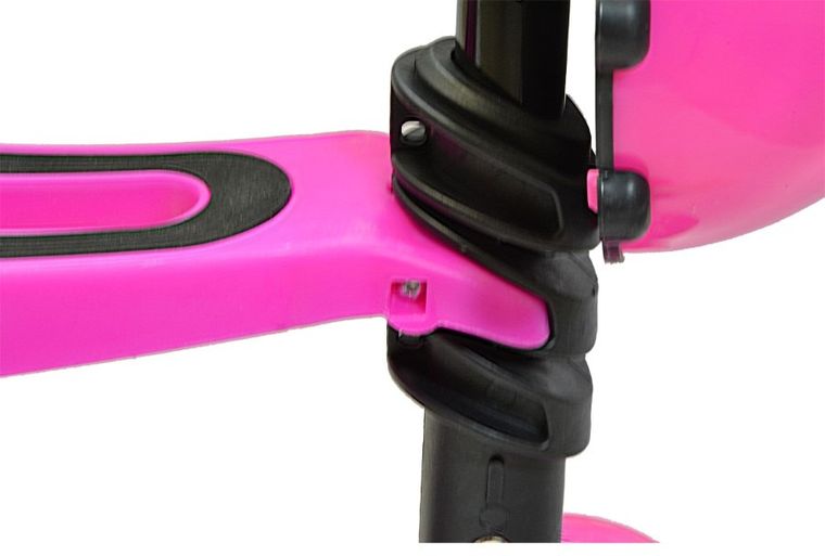 Enero, Biedronka, hulajnoga 3-kołowa, balansowa, 3w1, różowa