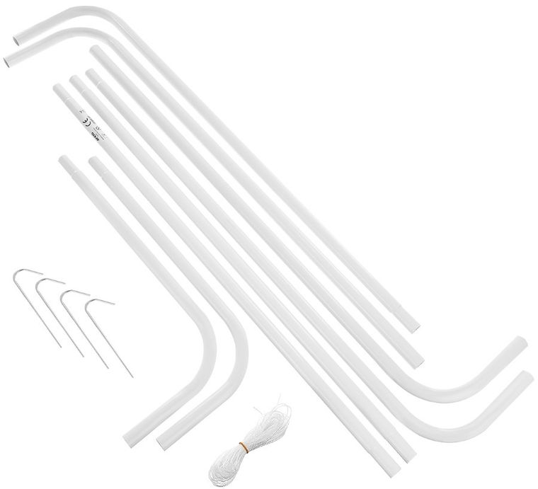 Enero, bramka piłkarska, biała, 182-122-61 cm