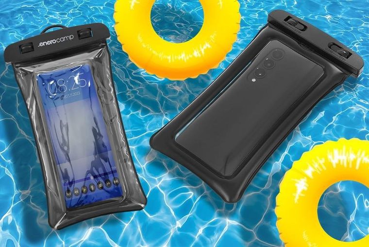 Enero Camp, etui pokrowiec na telefon, wodoodporne pływające