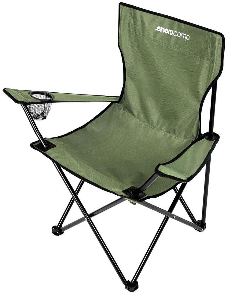 Enero camp, krzesło turystyczne składane, 50-50-80 cm, zielone
