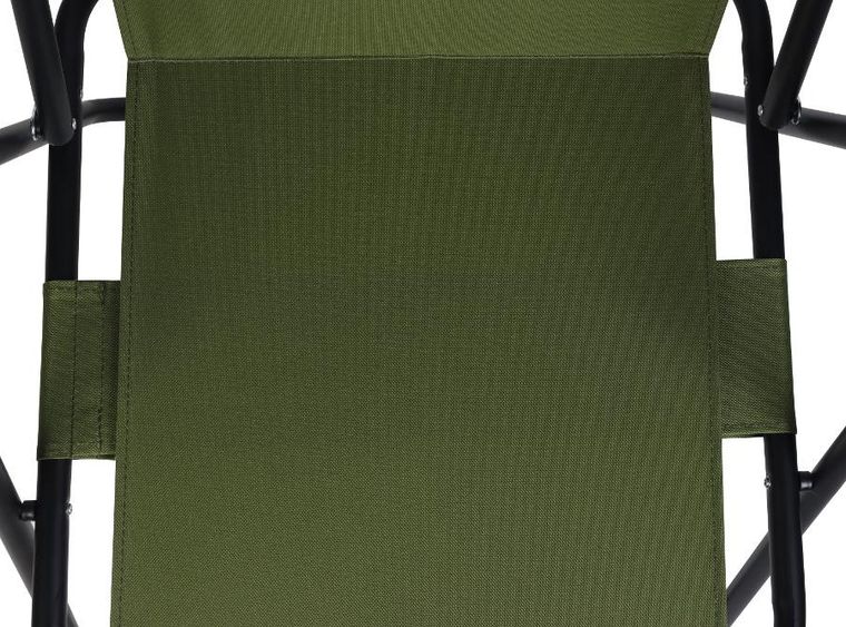 Enero Camp, krzesło turystyczne z podłokietnikami, składane, zielone, 52-44-75 cm