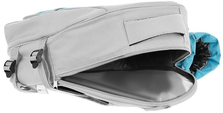 Enero Camp, plecak piknikowy, termiczny, błękitno-szary, 25 l