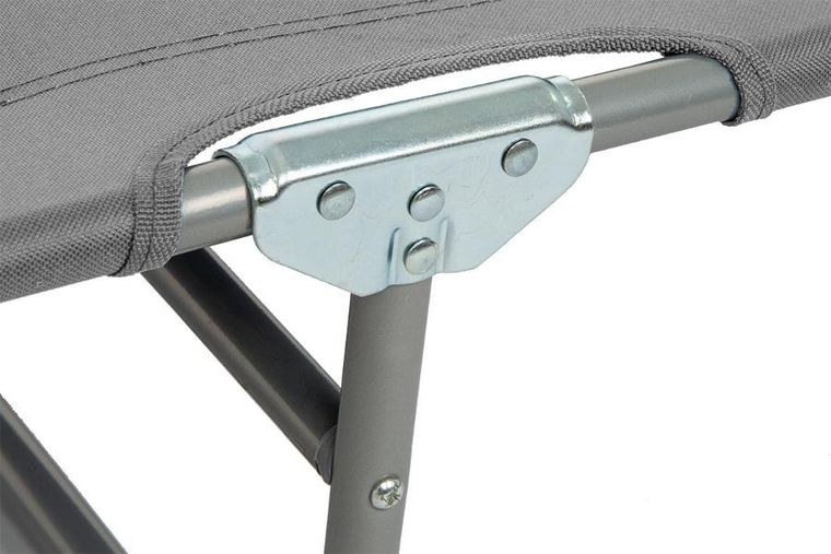 Enero Camp, składane łóżko turystyczne, szare