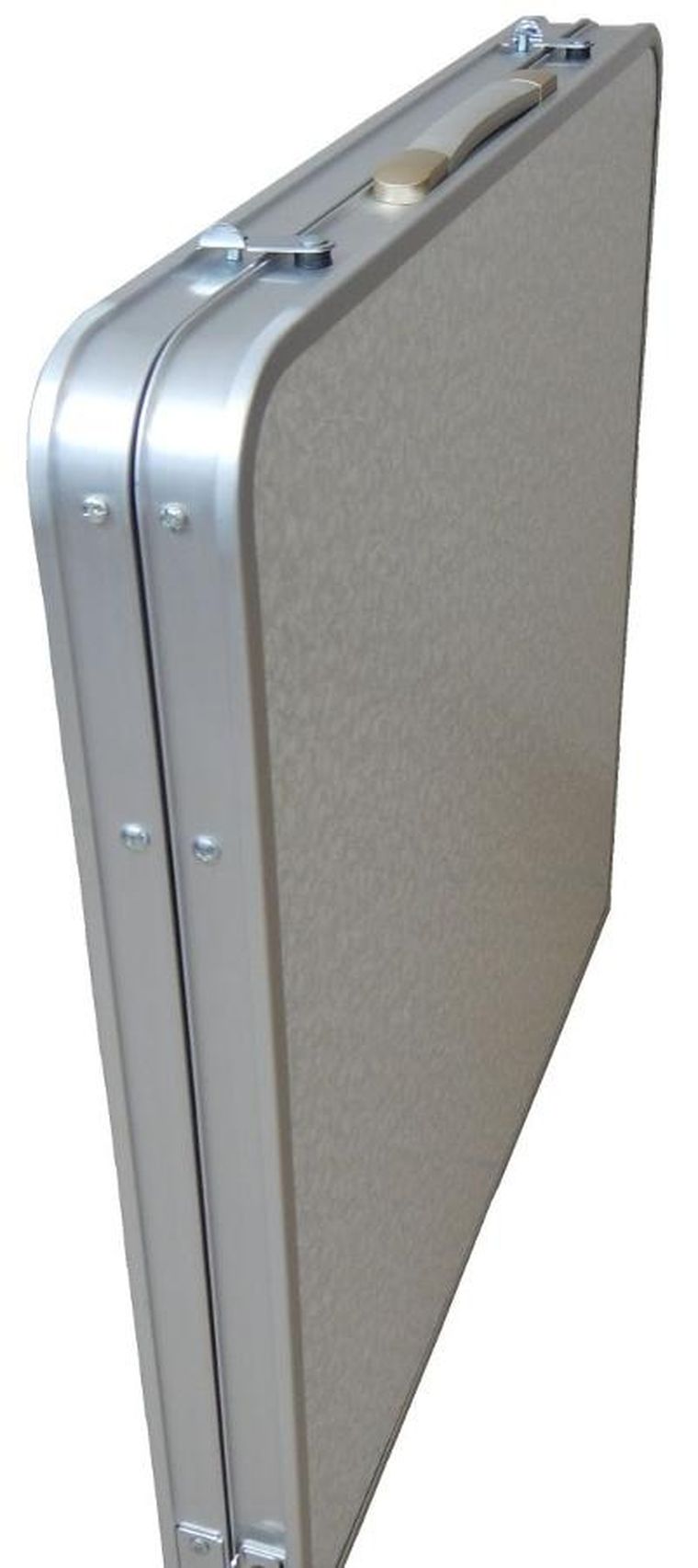 Enero Camp, składany stolik turystyczny, 4 krzesła i półka, 120-60-70/62/55 cm