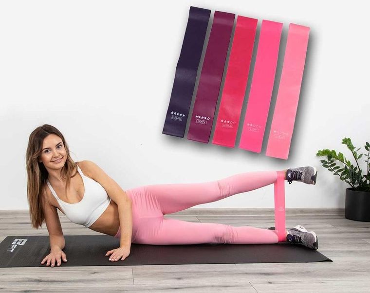 Enero fit, Mini Band, zestaw gum do ćwiczeń fitness crossfit 5w1