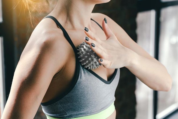 Enero fit, piłeczki jeżyki do masażu, 7 cm, 3 szt.