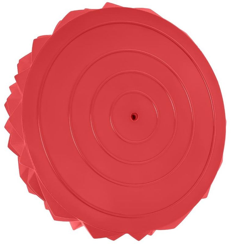 Enero Fit, półkula sensoryczna do masażu, diament, bordowa