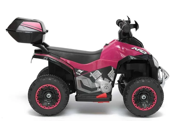 Enero, Micron, quad, pojazd na akumulator, różowy