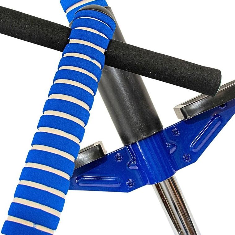 Enero, skoczek pogo, drążek do skakania, niebieski