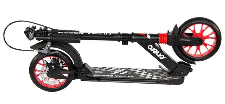 Enero, Ultra Speed, hulajnoga, czarna, 200 mm